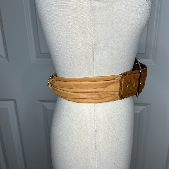3.1 Phillip Lim tan Brown leather waist belt Medium - Picture 5 of 9